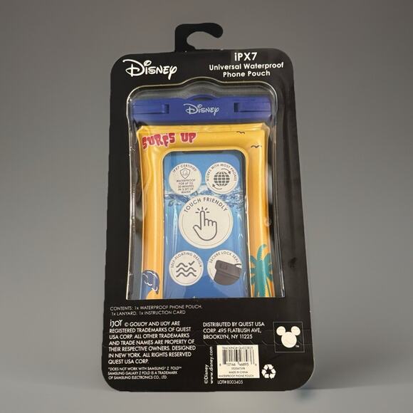 🔥Disney Stitch IPX7 Universal WaterProof Phone Pouch BNWT🔥 - Picture 2 of 2